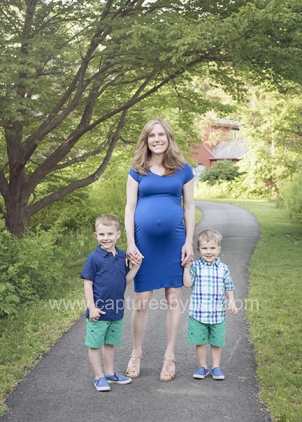 Acton Massachusetts family maternity session